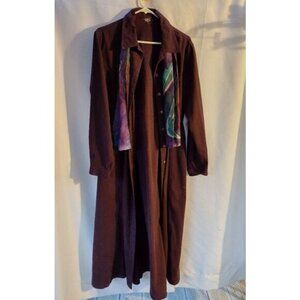 Corduroy trench coat 